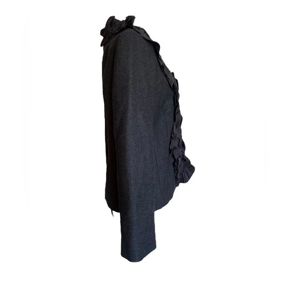 J. Crew Wool Blazer with Silk Ruffle
Trim - Picture 5 of 7